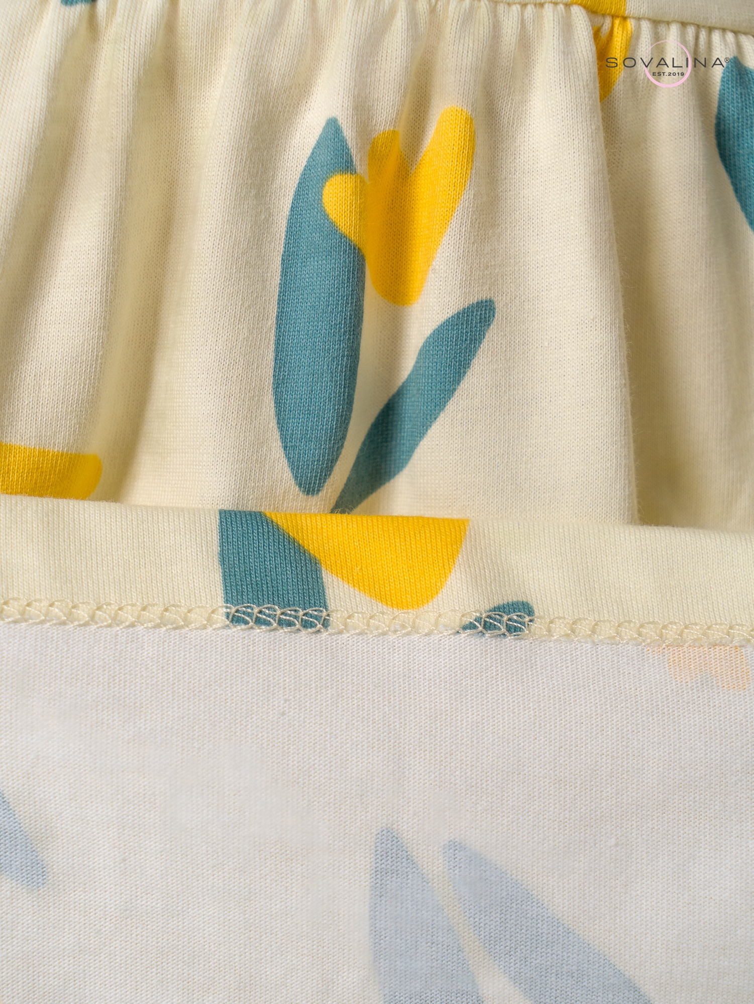 Платье Лето желтые тюльпаны