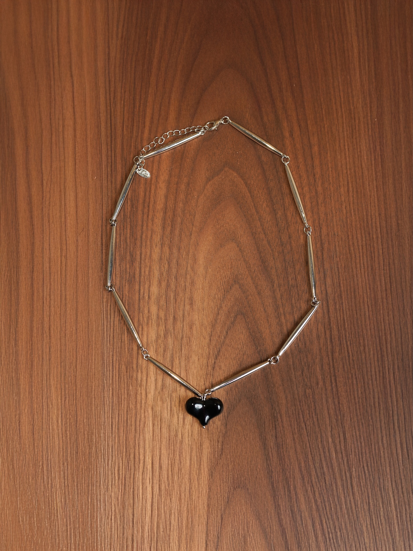 Колье с мини подвеской в виде сердца