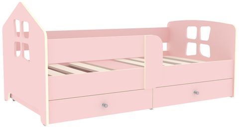 Кровать КарИВи Домик Бабочка Розовый