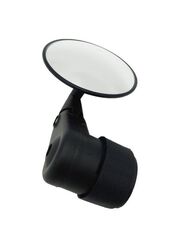 Зеркало круглое 3" панорам. с фонар. 3 степ. своб. крепл. на липучке, черное (6-647158)