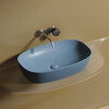 Ceramica Nova Element CN6049ML Умывальник чаша накладная овальная, 60x38, цвет: голубой матовый