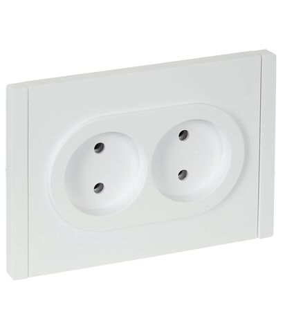 FORTE&PIANO Роз. 2-я без з/к з/ш б/к 10А FP226 бел. IEK