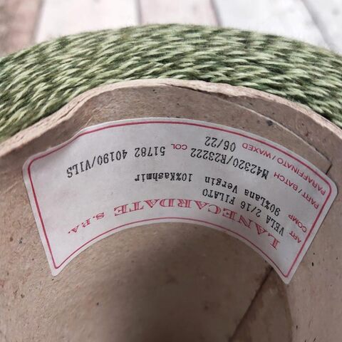 Меринос с кашемиром (10%) LANECARDATE VELA 2/16 зеленый, мулине