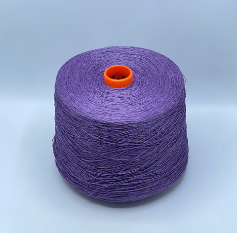 Бобинная пряжа, Frescolino, 500м, 100%Лен, Фиалка, 39811