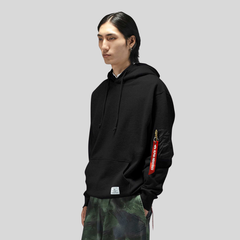 Толстовка Alpha Industries Utility Pocket Hoodie Black (Черный)