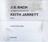 JARRETT, KEITH : The Well-Tempered Clavier, Book I - Concert Record( Johann Sebastian Bach,Keith Ja (Компакт-диск)