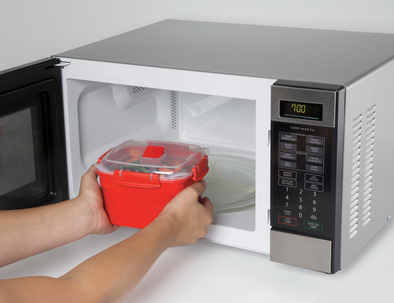 Контейнер-пароварка для СВЧ Sistema "Microwave" 1,4 л
