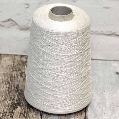 Шелк (55%) с хлопком SERVIZI E SETA / COTSILK 2/48 белый молочный