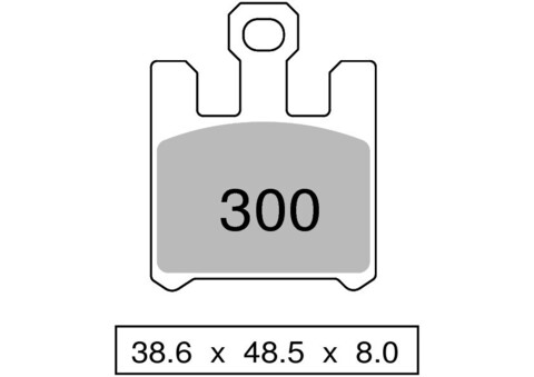 Колодки дискового тормоза Trofeo Sintered 300  (LMP388, FDB2164)