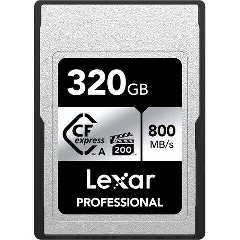 Карта памяти Lexar Pro CFexpress A 320GB SILVER 800 / 700