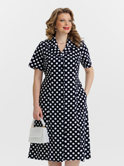 4536 Халат на пуговицах