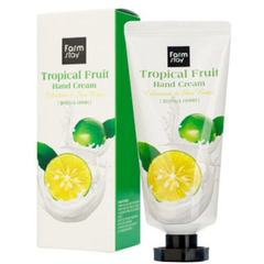 FarmStay Крем для рук с экстрактом каламанси и маслом ши - Tropical fruit hand cream, 50мл