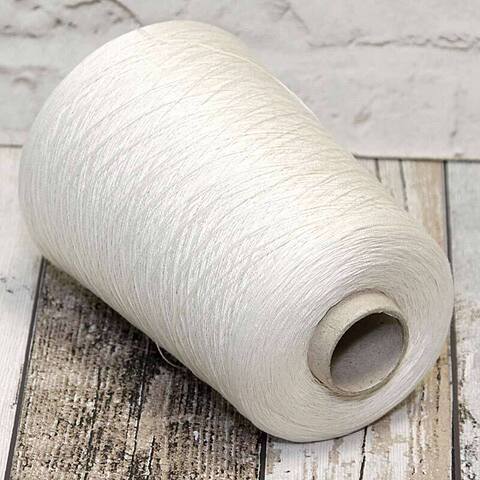 Шелк (55%) с хлопком SERVIZI E SETA / COTSILK 2/48 белый молочный