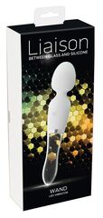 Двусторонний вибратор Wand LED - 21,5 см. - 