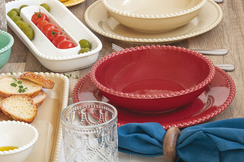 Салатник 20см Easy Life Tiffany бургунди