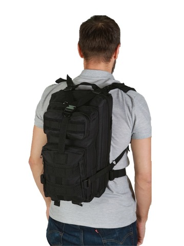 Картинка рюкзак тактический Skully Tactic RWZS29 черный - 11