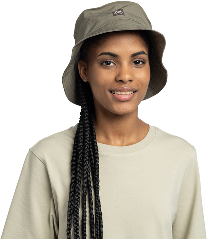 Картинка панама Buff Adventure Bucket Solid Tundra Khaki - 2