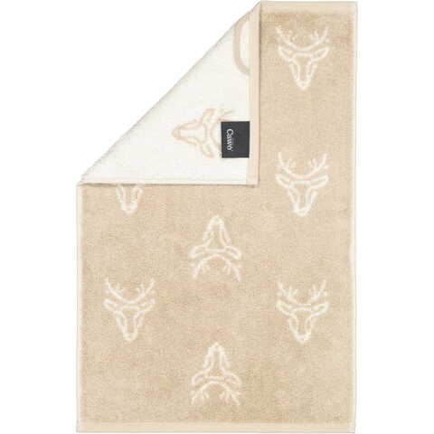 Полотенце 30х50 Cawo Alpenchic Edition Allover 6229 бежевое
