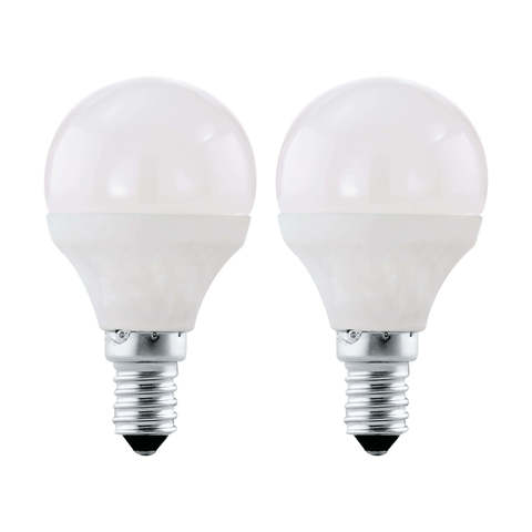 Лампа (комплект 2 шт.) Eglo LED LM-LED-E14 2X4W 320Lm 3000K P45 10775