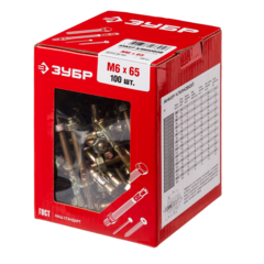 ЗУБР М6 х 65 мм, 100 шт, клиновой анкер (302032-06-065)