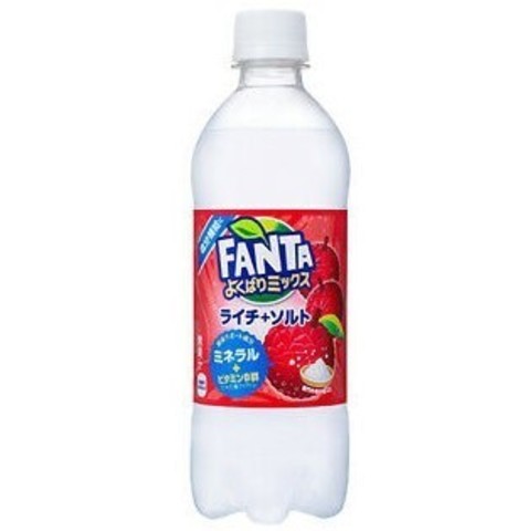 Fanta Lychee+salt Фанта Личи и соль Япония 0,5 л