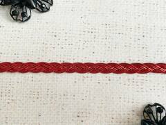 Лента декоративная люрекс косичка, ш. 0,8 см