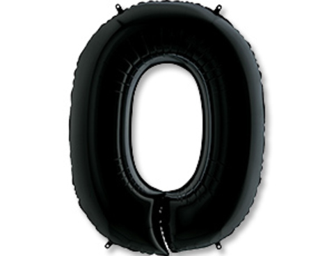 Цифра "0" Чёрный