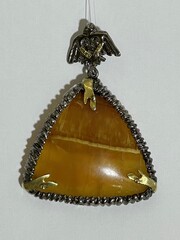 Симбирцит (кулон из серебра)