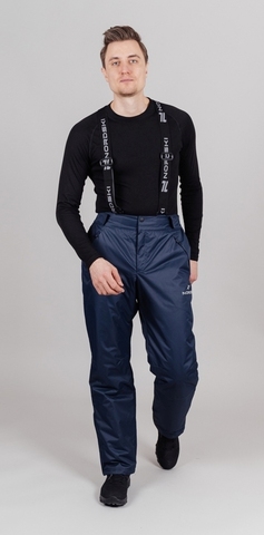 Тёплые зимние брюки NORDSKI Premium темно-синие мужские
