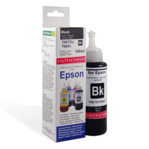 Чернила Epson, Revcol, серия L, EV ультра-стойкие, оригинальная упаковка, Black, Dye, 100 мл.