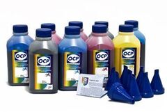 Комплект чернил ОСР для EPSON Stylus Pro (ВКP202/203/201/200, СP200, CPL201, YP200, MP209, MPL210), 500г x 9