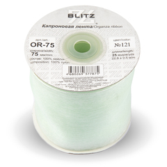Лента капроновая 75 мм ( 3 ") "BLITZ" OR-75 №121 св.св.салатовый