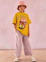 Брюки широкие для девочки Next AM2-367, Розовый