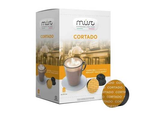 Кофе в капсулах Must Cortado, 16 капсул для кофемашин Dolce Gusto