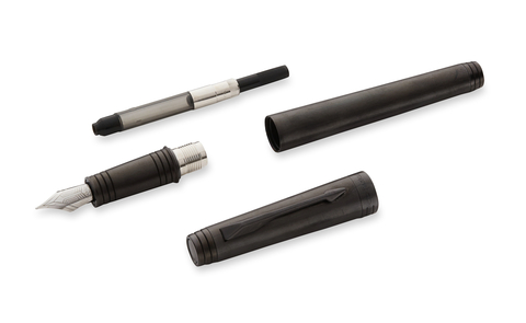 Ручка перьевая Parker Premier Monochrome Black Edition PVD F563, F (S0930500)