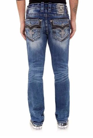 Rock Revival | Джинсы мужские ARKELL J201 STRAIGHT TJ3590J201 сзади
