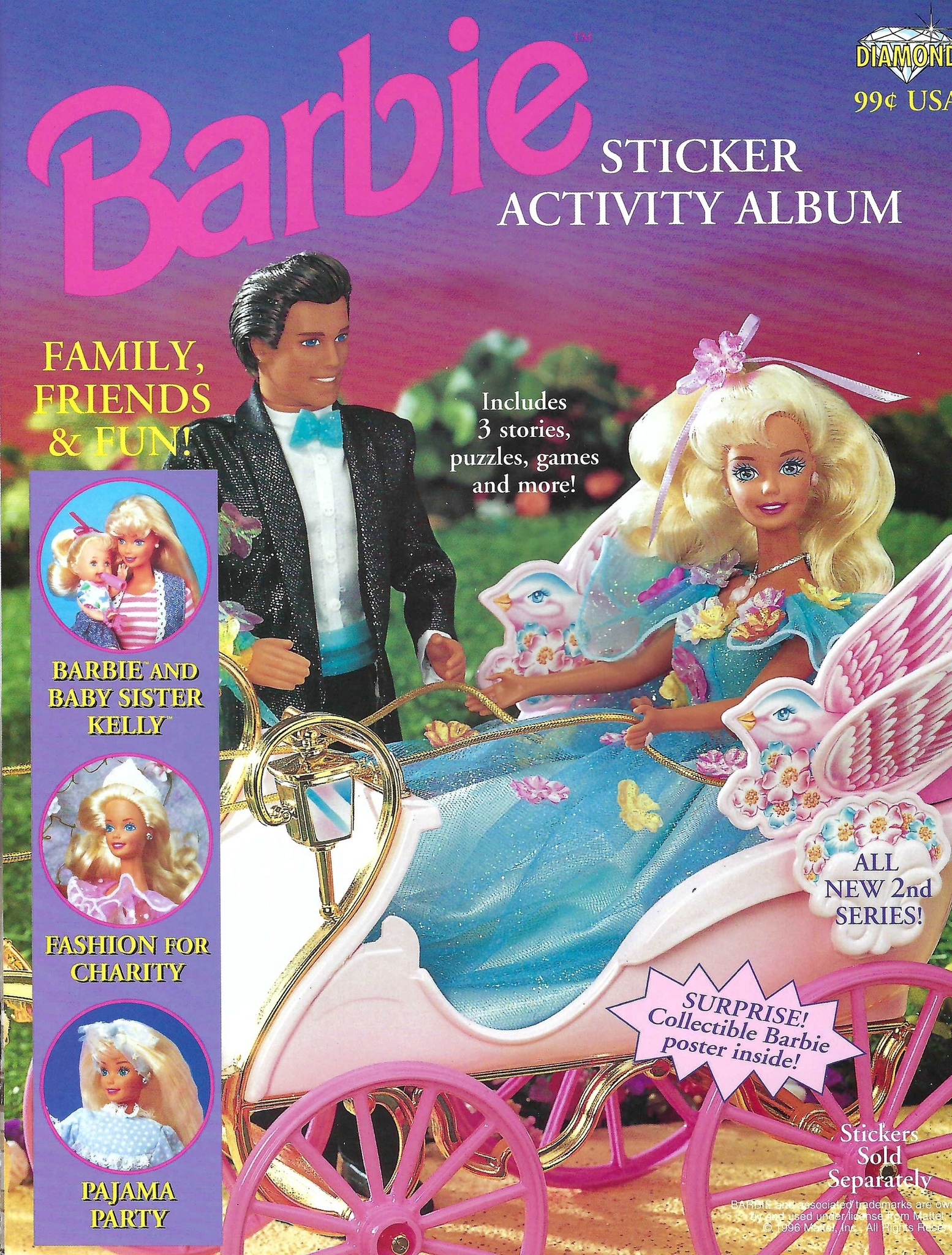 Barbie (1996) - Альбом с полной коллекцией наклеек купить по цене 3 990 руб  в интернет-магазине комиксов Geek Trip