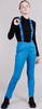 Детские лыжные разминочные брюки NordSki Premium Blue