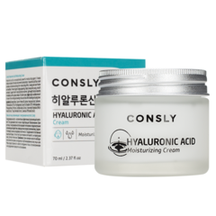 Крем для лица увлажняющий с гиалуроновой кислотой от Consly , Hyaluronic acid moisturizing cream, 70мл