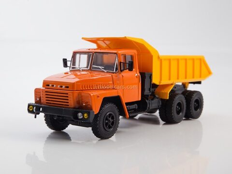 KRAZ-251B dump truck orange-yellow  1:43 Legendary trucks USSR #58