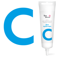 Пищевой краситель для принтера топ-декор C (ГОЛУБОЙ) 100Г