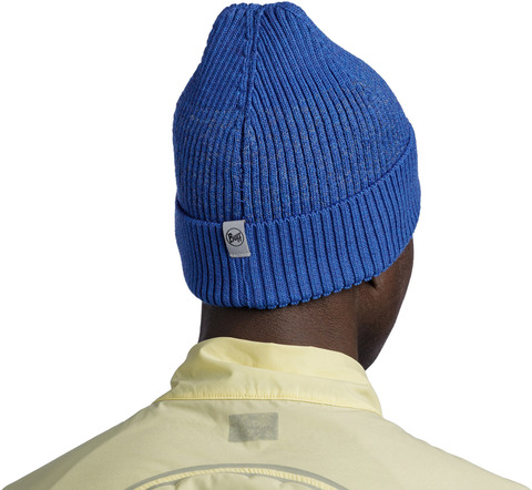 Картинка шапка Buff Hat Merino Active Solid Cobalt - 5