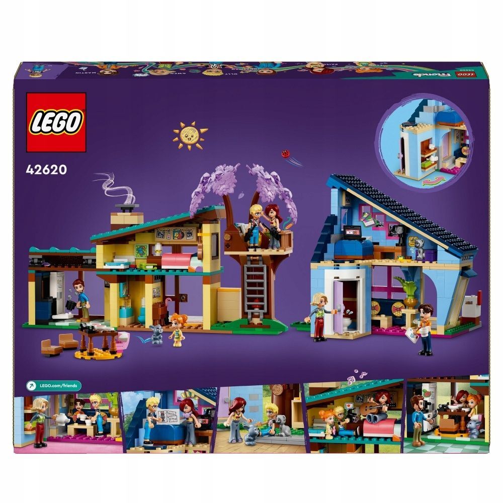 Конструктор LEGO Friends - Родной город Олли и Пейсли - Лего Друзья 42620  купить в Москве | Доставка по России.