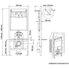 Berges 43344 Комплект : инсталляция NOVUM кнопка F5 Soft Touch черная, унитаз VENTAS Rimless 49 см, сиденье тонкое дюропласт, микролифт, быстросъем
