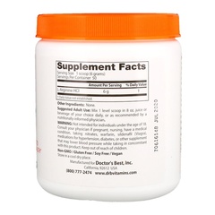 Doctor's Best, Чистый порошок L-аргинина, 10,6 унций (300 г)