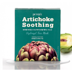 Petitfee Маска гидрогелевая с артишоком - Artichoke soothing hydrogel face mask, 32г*5шт(упаковка)