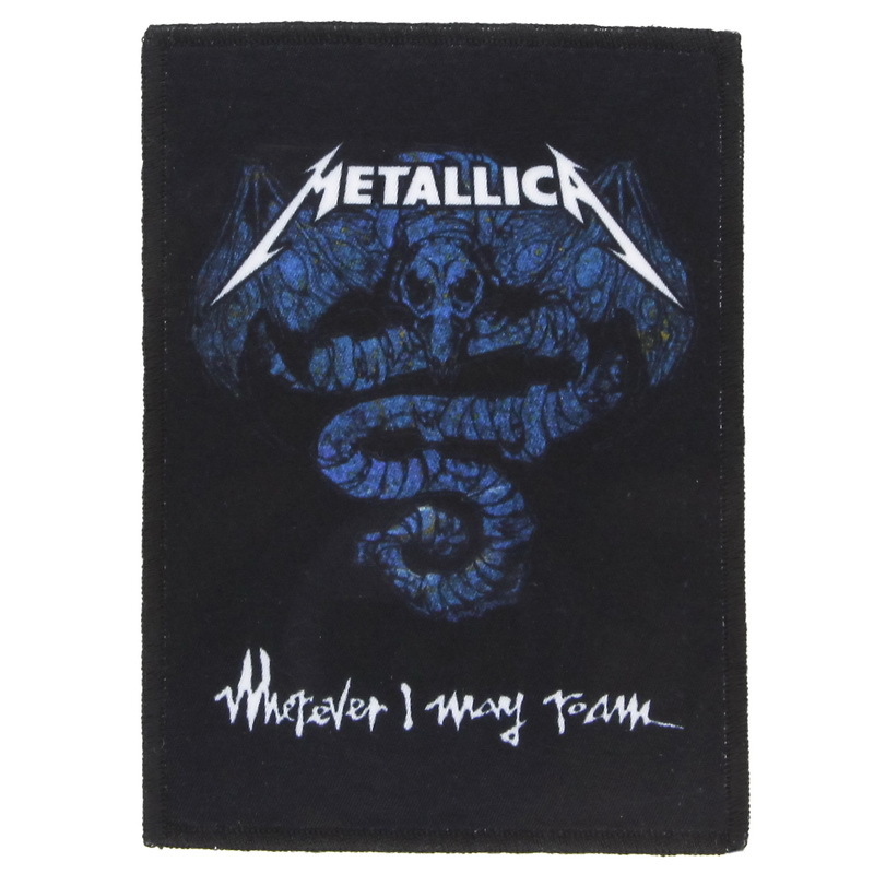 Нашивка металлика. Metallica wherever i May Roam толстовка. Нашивка Metallica one. Metallica wherever in May Roam картинки.