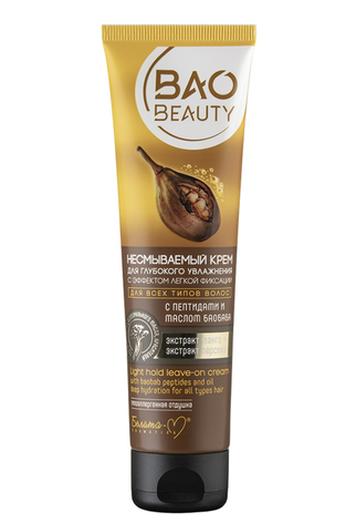 Baobeauty Крем несмываемый для глубокого увлажнения с эффектом легкой фиксации 100г Белита-М