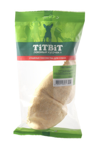 Titbit лакомство для собак губы говяжьи 1