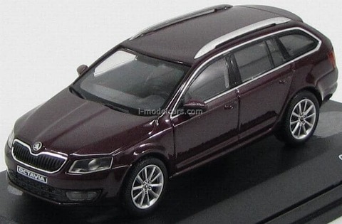 Skoda Octavia III Combi 2013 Rosso Brunello Abrex 1:43